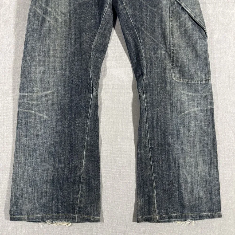 Vtg 2000’s Levi’s Engineered Jeans Men Size 33x32 Medium Wash Y2K Twisted Seams